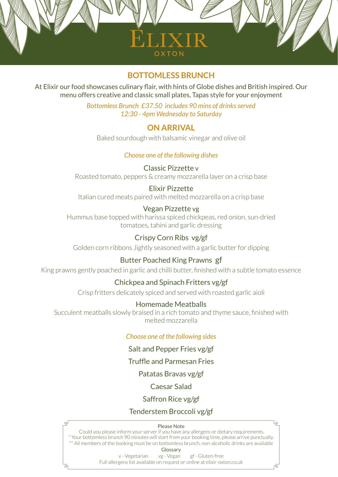 Bottomless Brunch page 1
